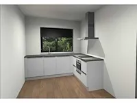 Hoekopgestelde keuken - afbeelding 1 van  7
