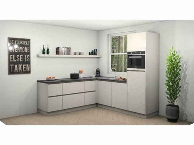 Hoekopgestelde keuken - afbeelding 3 van  5