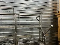 Hoeks metaal houtskoolgrill - afbeelding 10 van  12