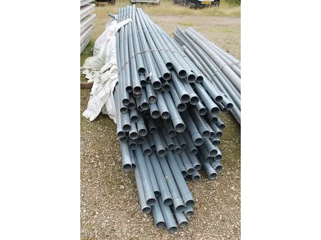Hoeveelheid drukbuizen omniplast met aangevormde lijmmof. voornamelijk lengte 490cm.pvc-u 63 x 3.0. in 2 bu... - afbeelding 2 van  4