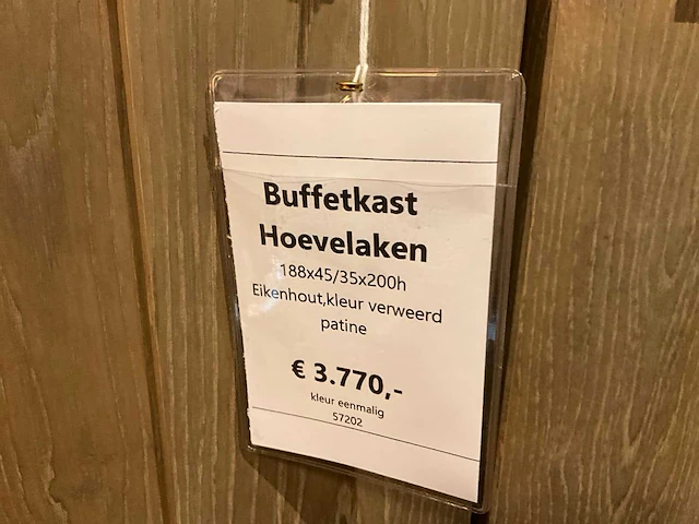 Hoevelaken eiken buffetkast - afbeelding 2 van  10
