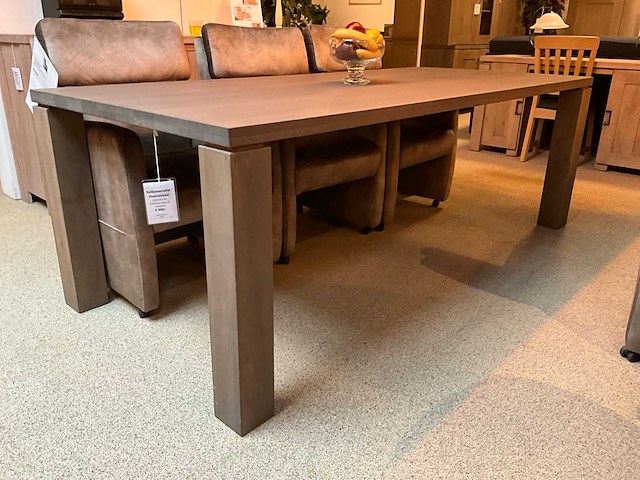 Hoevelaken eiken eetkamertafel - afbeelding 4 van  11