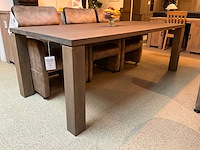 Hoevelaken eiken eetkamertafel - afbeelding 4 van  11