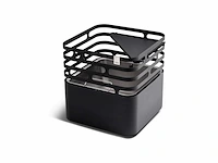 Höfats cube vuurkorf plancha gietijzer 50x28x3 cm zwart - afbeelding 1 van  3