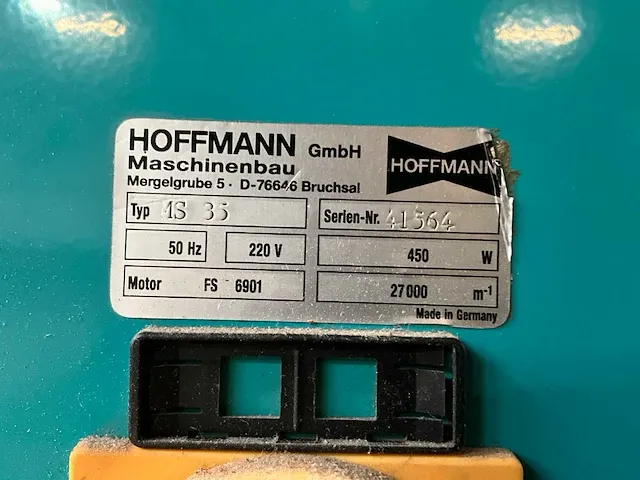 Hoffman ms35 dubbele verstekzaagmachine - afbeelding 5 van  13