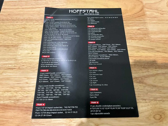 Hoffstahl - 2025 - deutschland pro - gereedschapswagen - afbeelding 30 van  33