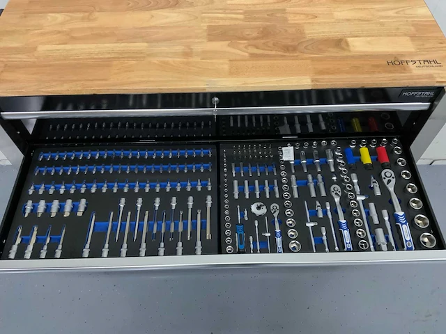 Hoffstahl - gereedschapswagen 11 laden, 8 gevuld - afbeelding 9 van  13