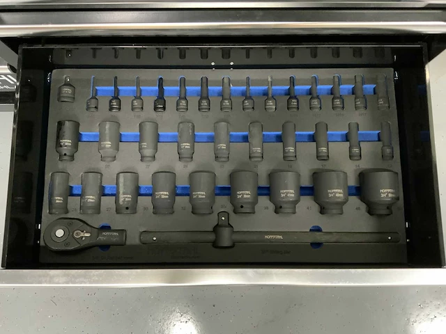 Hoffstahl - gereedschapswagen 11 laden, 9 gevuld 386 pcs gereedschap - afbeelding 9 van  12