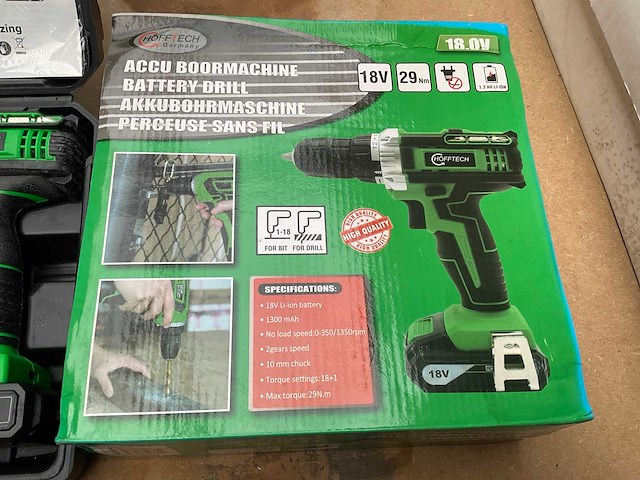 Hofftech 011615 schroefboormachine - afbeelding 5 van  6