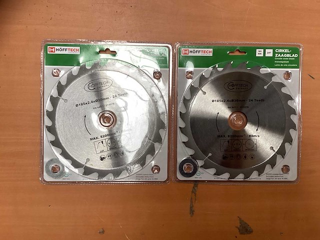 Höfftech cirkelzaagblad 185 x 24 tands (2x) - afbeelding 1 van  2