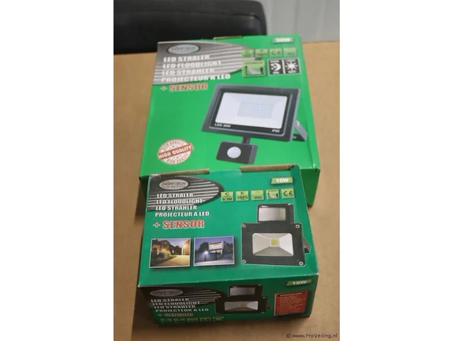 Hofftech ledstralers met beweging sensor - 2 stuks - afbeelding 1 van  5