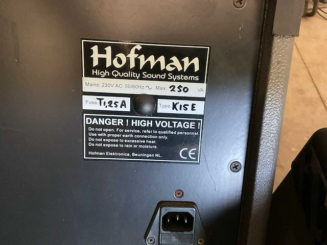 Hofman k15e luidspreker (2x) - afbeelding 3 van  3