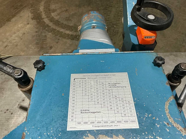 Hofmann - 1999 - tf 1200 - tafel- en spilfreesmachine - afbeelding 5 van  13