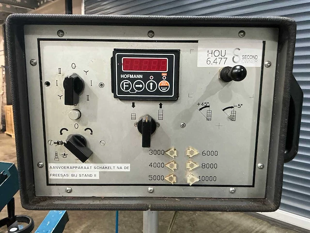 Hofmann - 1999 - tf 1200 - tafel- en spilfreesmachine - afbeelding 10 van  13