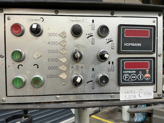 Hofmann - 2001 - tfs 1200 - tafel- en spilfreesmachine - afbeelding 10 van  12