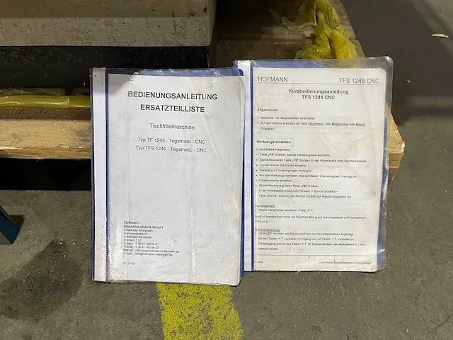 Hofmann - tfs 1245 cnc - tafel- en spilfreesmachine - afbeelding 4 van  15
