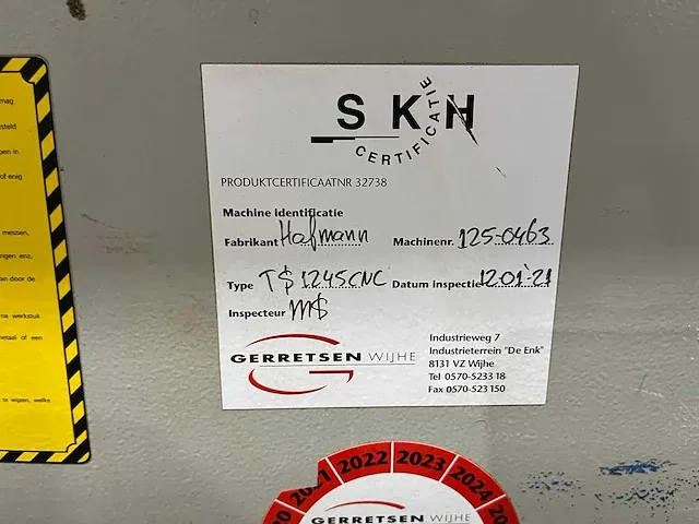 Hofmann - tfs 1245 cnc - tafel- en spilfreesmachine - afbeelding 7 van  15