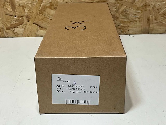 Hofmann nvent halp123608ge klemmenkast leeg (3x) - afbeelding 3 van  3