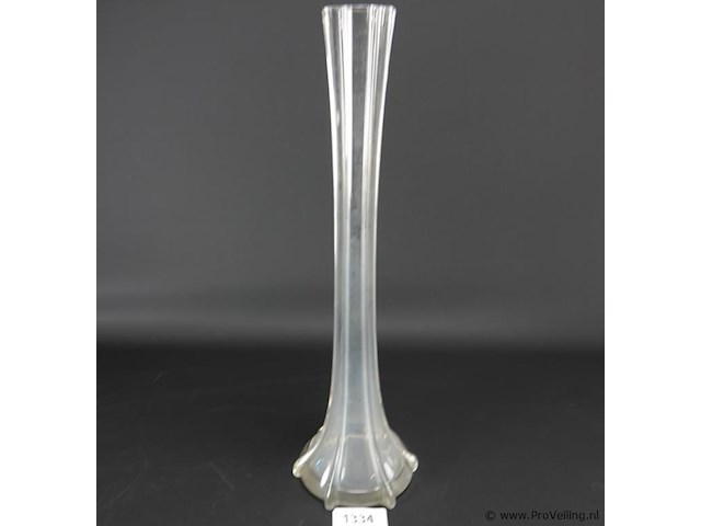 Hoge glazen vaas - afbeelding 2 van  5