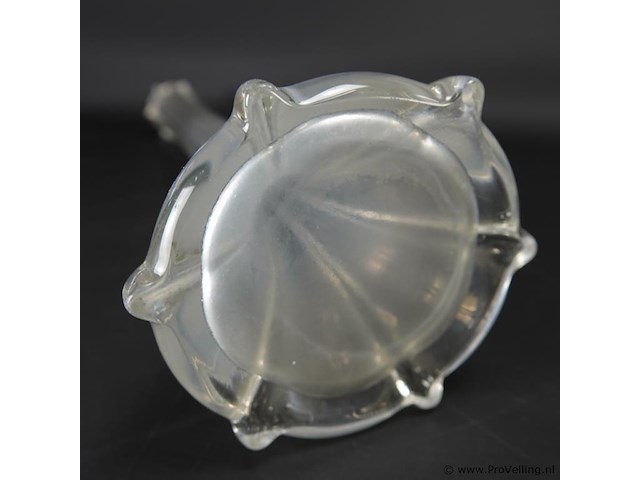 Hoge glazen vaas - afbeelding 5 van  5