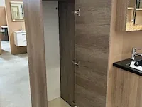 Hoge kast 160 - 2 deuren nebraska oak hr badmeubelen, kolomkast, nebraska oak - afbeelding 3 van  5