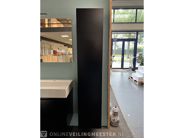 Hoge kast detremmerie, matzwart - afbeelding 1 van  3
