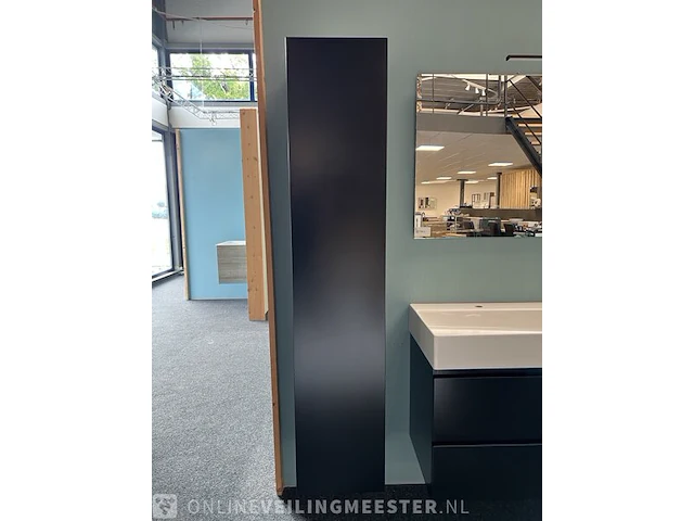 Hoge kast detremmerie, matzwart - afbeelding 1 van  3