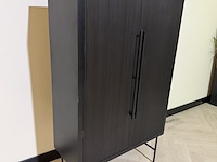 Hoge kast – modern design richfield, zwart, 2025 - afbeelding 1 van  3