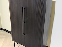 Hoge kast – modern design richfield, zwart, 2025 - afbeelding 2 van  3