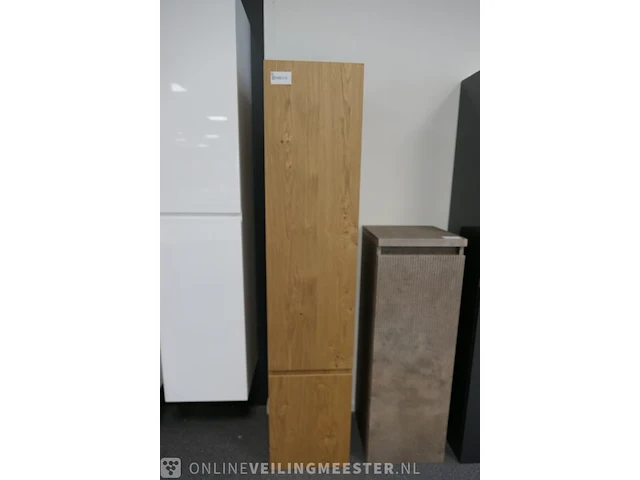 Hoge kast xenz, collectie rect, natural oak - afbeelding 1 van  4