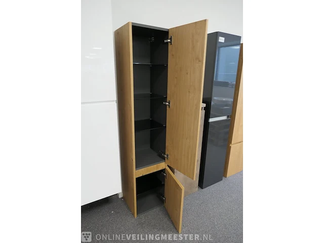 Hoge kast xenz, collectie rect, natural oak - afbeelding 2 van  4