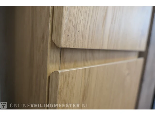 Hoge kast xenz, collectie rect, natural oak - afbeelding 4 van  4