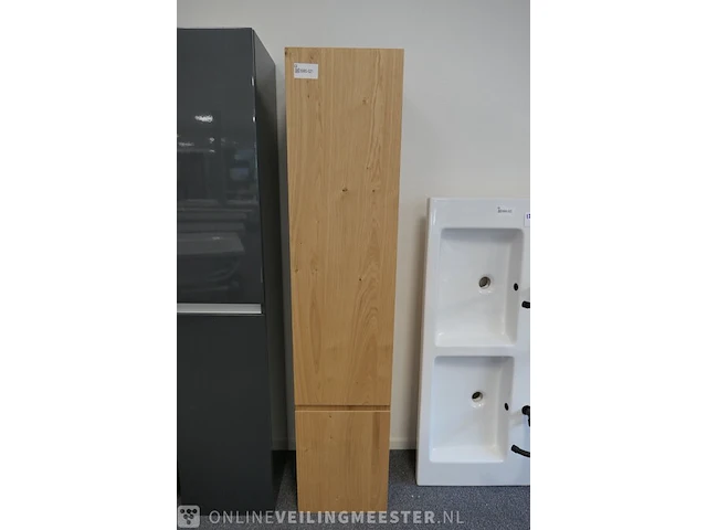 Hoge kast xenz, collectie rect, natural oak - afbeelding 1 van  4