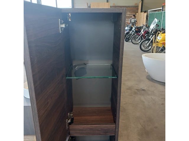Hoge kast, xenz, space, brown oak - afbeelding 4 van  7