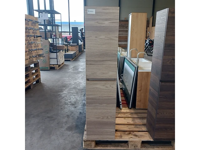 Hoge kast, xenz, space, navarro oak (em105) - afbeelding 2 van  6