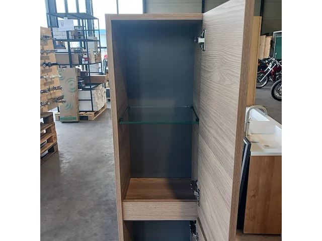 Hoge kast, xenz, space, navarro oak (em105) - afbeelding 4 van  6