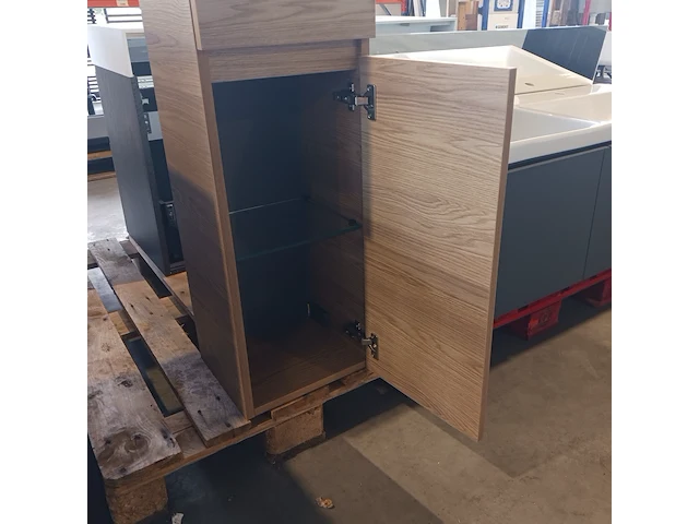 Hoge kast, xenz, space, navarro oak - afbeelding 3 van  5