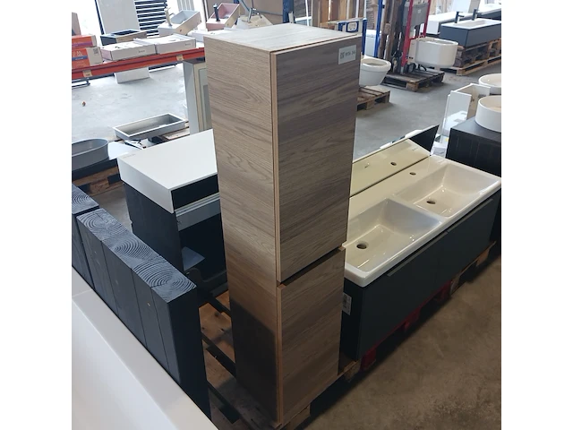 Hoge kast, xenz, space, navarro oak - afbeelding 5 van  5