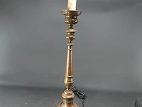 Hoge koper/messing lampvoet - afbeelding 1 van  5