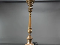 Hoge koper/messing lampvoet - afbeelding 3 van  5