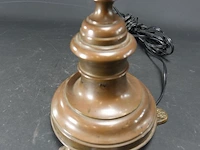 Hoge koper/messing lampvoet - afbeelding 4 van  5