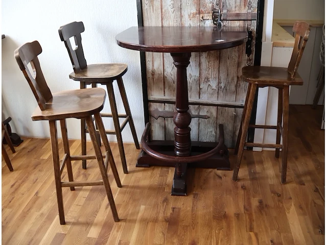Hoge ronde muur tafel - afbeelding 2 van  4