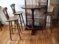 Hoge ronde muur tafel - afbeelding 2 van  4