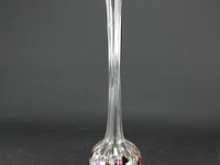 Hoge vaas met gekleurd glas - afbeelding 1 van  5