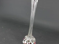 Hoge vaas met gekleurd glas - afbeelding 2 van  5