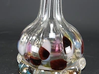 Hoge vaas met gekleurd glas - afbeelding 4 van  5