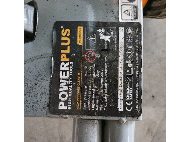 Hogedruk spuit benzine motor, powerplus, 250bar 540 liter per uur, zwart, 2023 - afbeelding 3 van  11