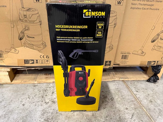 Hogedrukreiniger 1600w incl. terrasreiniger - afbeelding 2 van  2