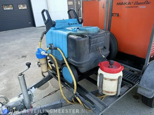 Hogedrukreiniger aanhanger hapert, k200 met generator maka powerpac - afbeelding 11 van  29