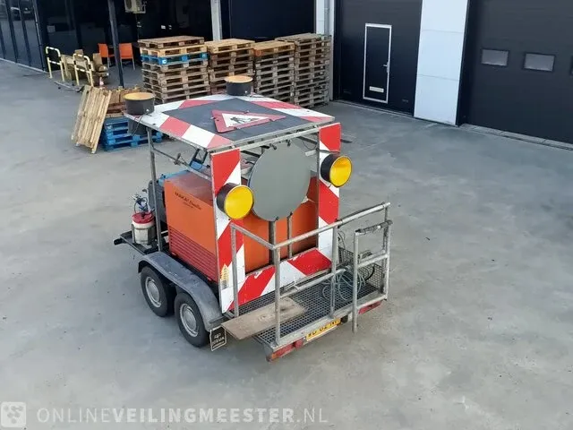 Hogedrukreiniger aanhanger hapert, k200 met generator maka powerpac - afbeelding 1 van  29